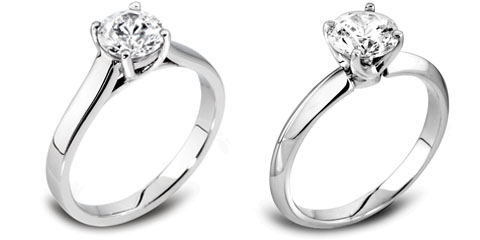 Bague de top fiancaille platine